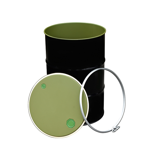 210L open inner green paint bucket